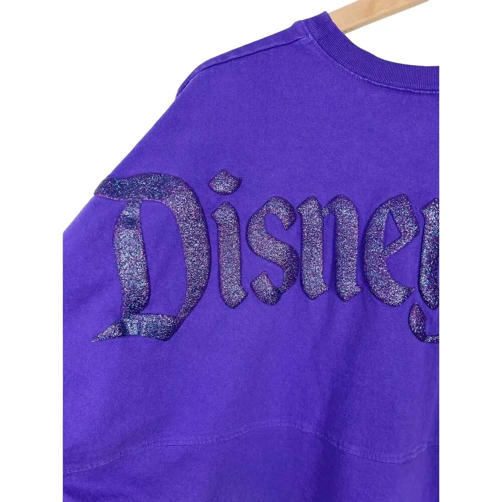 Disney Parks Spirit Jersey Purple Potion Sparkle oversized Women’s Size XL - Picture 5 of 8